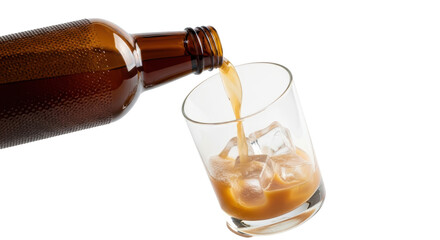 Isolated Pouring a Drink