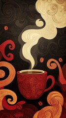 cup of coffee art 