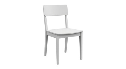 Fototapeta premium Isolated White Chair