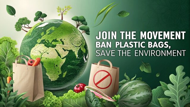 Earth with green continents highlights sustainability and environmental protection goals. - Powered by Adobe