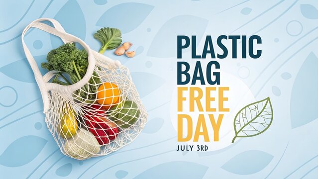 Reusable mesh bag filled with fresh fruits and vegetables. - Powered by Adobe