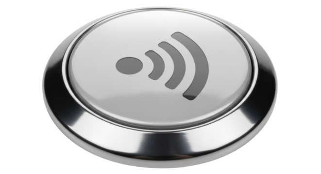 Isolated NFC Payment Symbol