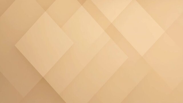 Seamless looping animation of soft beige geometric squares in layered motion.