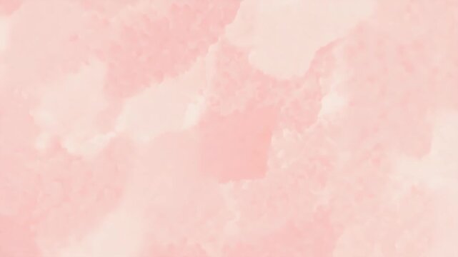 Pink Watercolor Loop. Soft Pastel Texture Animation.