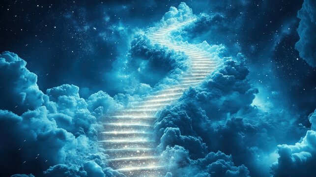 Celestial staircase to the stars