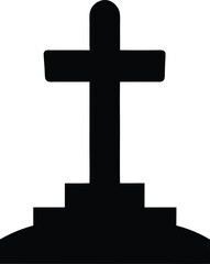 cross on the grave