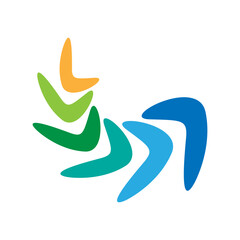 Boomerang logo icon design