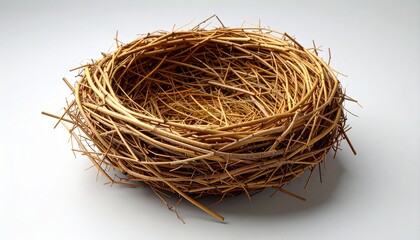 Obraz premium Crisp 3d model of a bird's on white background with edges and soft reflections