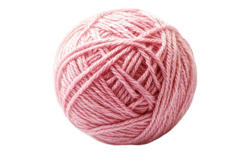 Delicate Rose Yarn Ball Crafting Dreams Soft Pink Wool Skein on Black Backdrop Knitting Crochet