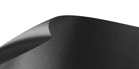 Dark gray curved paper texture.