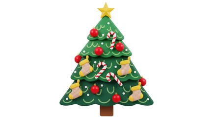 Isolated Christmas Tree
