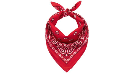 Isolated Red Bandana