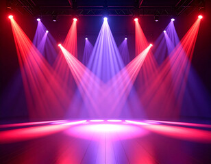 表彰式や舞台照明の背景