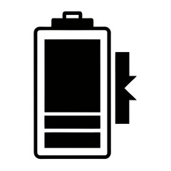 mobile phone with blank screen