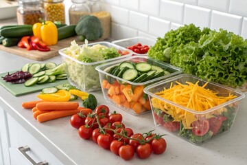 fresh vegetables on the market