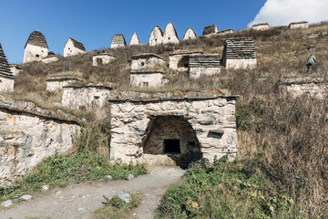 Ancient Dargavs. City of the Dead, North Ossetia-Alania, Russia
