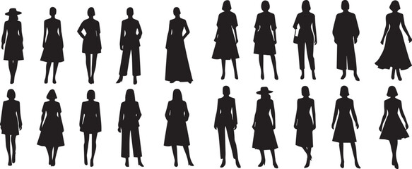 silhouette of a woman