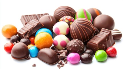 Fototapeta premium Delicious Chocolate Candy Assortment