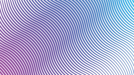 Purple and blue stripes wavy line pattern background for modern abstract fabric web and graphic design