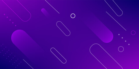 Purple abstract geometric background. Dynamic shapes composition. Vector illustration