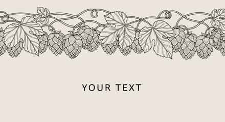 Elegant and Subtle Floral Garland Invitation Design Great for Weddings or Special Events