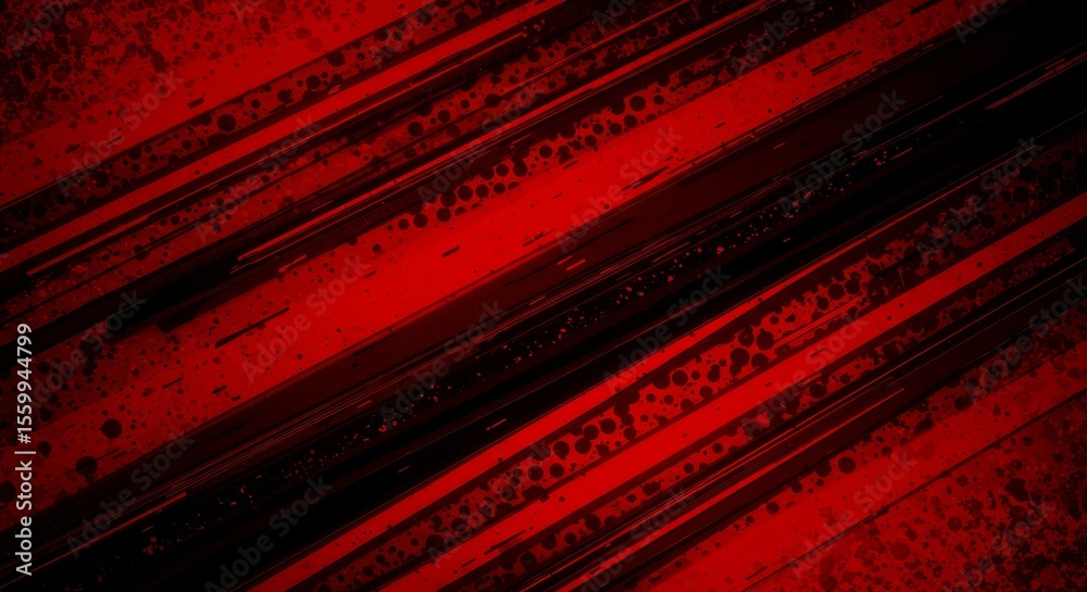 Poster red and black abstract diagonal lines pattern background