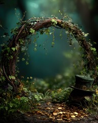 Enchanted forest archway