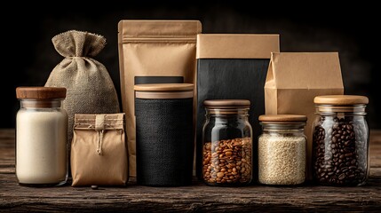 Eco packaging and food jars