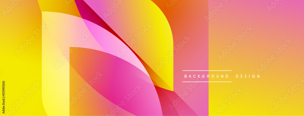 Leinwandbilder abstract gradient design. vivid colors blend, creating dynamic visual effect. modern aesthetic, suit