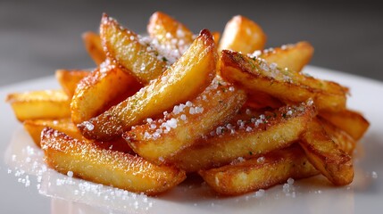 Golden potato fries, salted