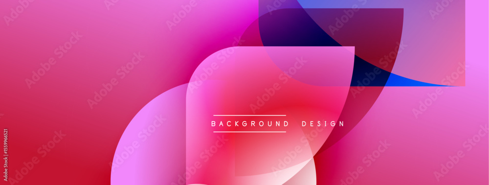 Poster abstract gradient background. pink, purple hues blend smoothly. modern design elements create dynami