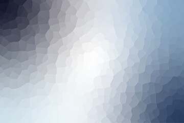 Crystallized mosaic vector background in smooth icy tones with polygon shapes and soft transitions