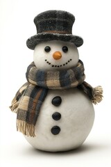 Festive snowman figurine