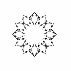 round lace ornament