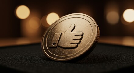 coin with emoji symbol