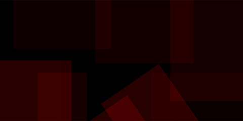 Abstract dark red and black geometric background with overlapping transparent rectangles and angular shapes, creating a modern and moody design.