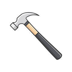 hammer isolated on white