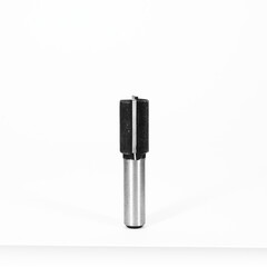 milling wood cutter on white background - woodworking tool