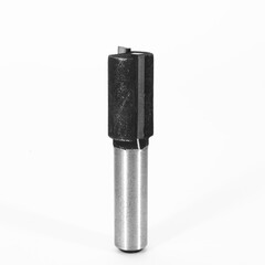 milling cutter for hand-held woodworking machine isolated on white background