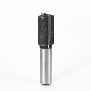 wood milling cutter on white background - woodworking tool