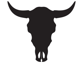 BULL SKULL SILHOUETTE 