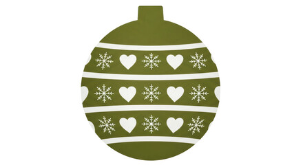 Isolated christmas bauble