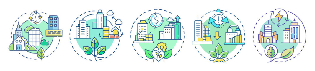 Concepts for environmental and sustainable city development with resource circulation