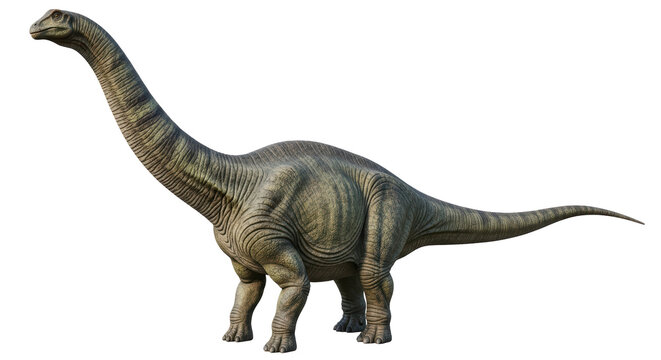 Isolated Brachiosaurus