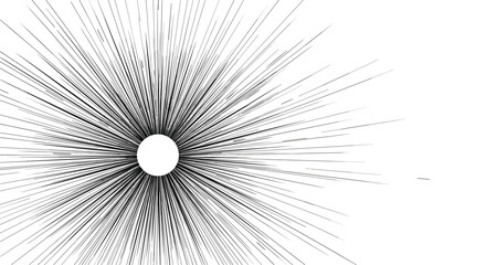 Obraz premium A Perspective View of Rays in Abstract Representation Depicting Light or Speed Concept