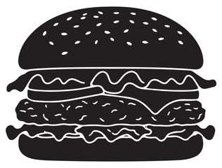 BURGER SILHOUETTE
