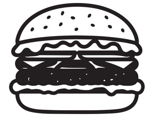 BURGER SILHOUETTE