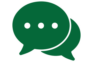 chat icon set. Speech bubble icon vector