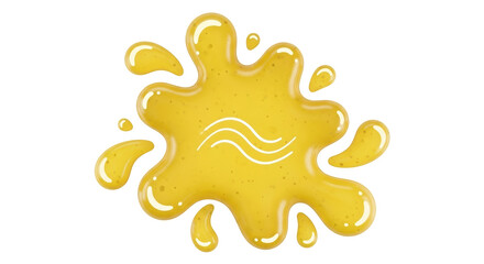 Isolated Honey Splash