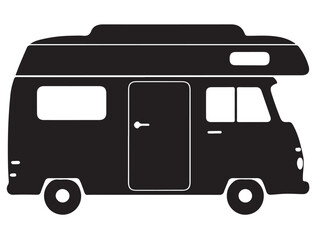 CAMPER VAN SILHOUETTE